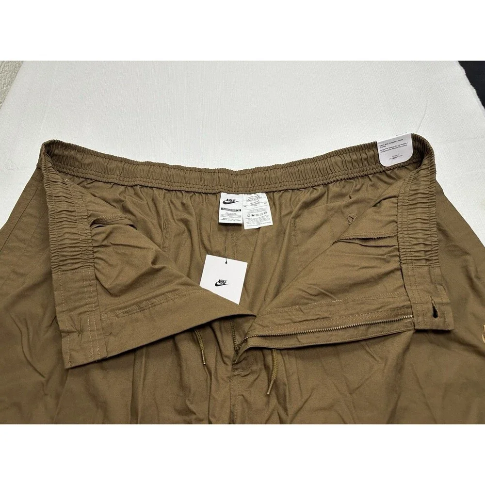 NWT Men's Nike Sportswear Club Oversized Shorts Size XXL-Tall Brown HJ2540-235